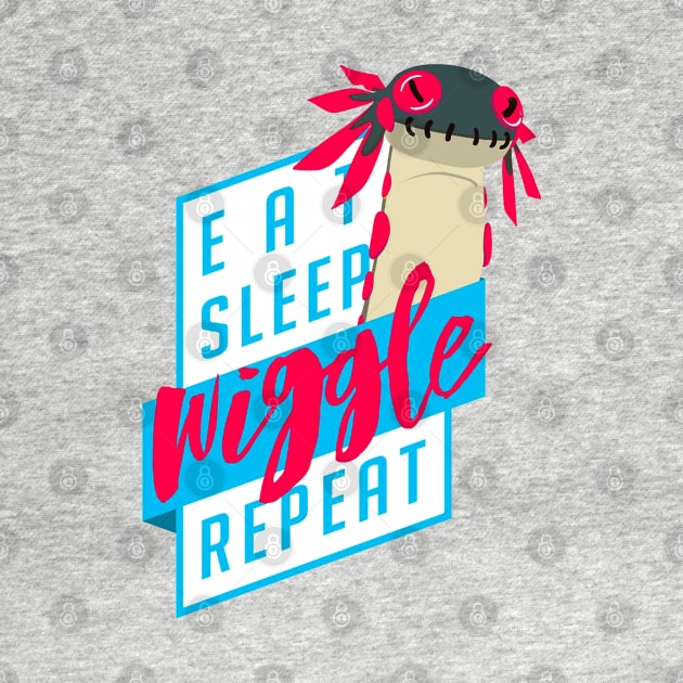 Eat. Sleep. WIGGLE. Repeat. - Monster Hunter by alinerocha